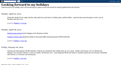 Desktop Screenshot of lookingforwardtomyholidays.blogspot.com