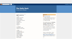 Desktop Screenshot of dailydeck.blogspot.com