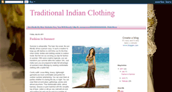 Desktop Screenshot of indianclothing-traditional.blogspot.com