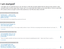 Tablet Screenshot of iamstumped.blogspot.com
