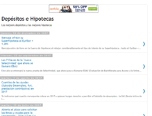 Tablet Screenshot of depositos-hipotecas.blogspot.com