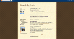 Desktop Screenshot of kennedyforussenate.blogspot.com