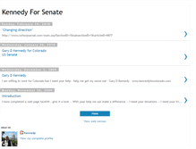 Tablet Screenshot of kennedyforussenate.blogspot.com