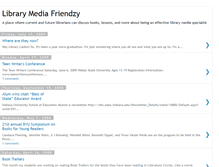 Tablet Screenshot of librarymediafriendzy.blogspot.com