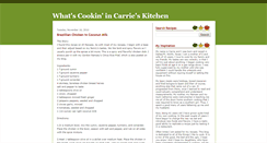 Desktop Screenshot of carries-kitchen.blogspot.com