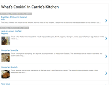 Tablet Screenshot of carries-kitchen.blogspot.com