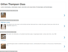 Tablet Screenshot of gillianthompsonglass.blogspot.com