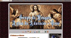 Desktop Screenshot of anjosdeadoracao.blogspot.com