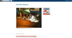 Desktop Screenshot of pet-true-stories.blogspot.com