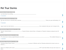 Tablet Screenshot of pet-true-stories.blogspot.com