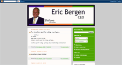 Desktop Screenshot of ericbergenceo.blogspot.com