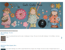 Tablet Screenshot of gailscraftyplace.blogspot.com