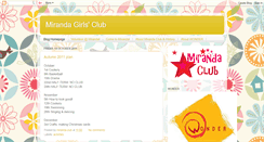 Desktop Screenshot of mirandagirlsclub.blogspot.com