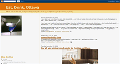 Desktop Screenshot of eatdrinkottawa.blogspot.com