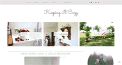 Desktop Screenshot of keepingitcozy.blogspot.com