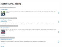 Tablet Screenshot of mysteriesincracing.blogspot.com