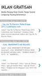 Mobile Screenshot of iklangratis-an.blogspot.com