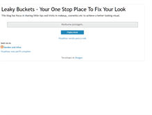 Tablet Screenshot of leakybuckets.blogspot.com