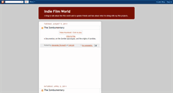 Desktop Screenshot of indiefilmworld.blogspot.com