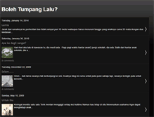 Tablet Screenshot of bolehtumpanglalu.blogspot.com