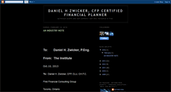 Desktop Screenshot of dzwicker.blogspot.com