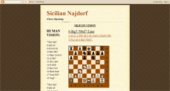 Desktop Screenshot of chesssiciliannajdorf411.blogspot.com