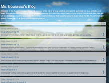 Tablet Screenshot of bourassablog.blogspot.com