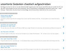 Tablet Screenshot of chaotisch.blogspot.com