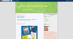 Desktop Screenshot of bevbruemmerbooks.blogspot.com