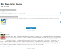 Tablet Screenshot of bevbruemmerbooks.blogspot.com