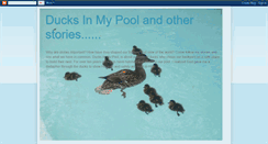 Desktop Screenshot of ducksinmypool.blogspot.com