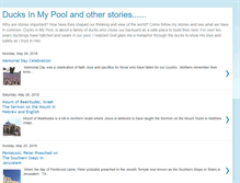 Tablet Screenshot of ducksinmypool.blogspot.com
