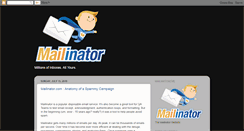 Desktop Screenshot of mailinator.blogspot.com