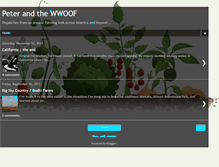 Tablet Screenshot of peterandthewwoof.blogspot.com