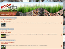 Tablet Screenshot of dixonlandscapematerials.blogspot.com