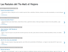 Tablet Screenshot of laspostalesdeltiomattelviajero.blogspot.com