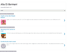 Tablet Screenshot of aliafineart.blogspot.com