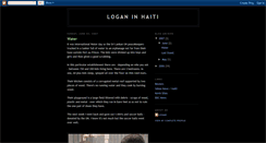 Desktop Screenshot of loganinhaiti.blogspot.com