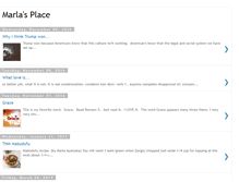 Tablet Screenshot of marlas-place.blogspot.com