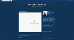 Desktop Screenshot of deviant-monkey.blogspot.com