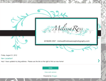Tablet Screenshot of mrossphotography.blogspot.com