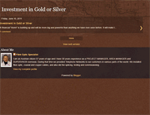 Tablet Screenshot of investmentingoldorsilver.blogspot.com
