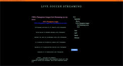 Desktop Screenshot of live-soccer-broadcast-tv.blogspot.com