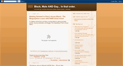 Desktop Screenshot of blkandgay.blogspot.com