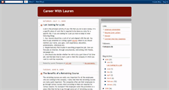 Desktop Screenshot of career-with-lauren.blogspot.com