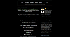 Desktop Screenshot of bermudaparadisejobs.blogspot.com
