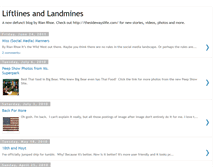 Tablet Screenshot of liftlinesandlandmines.blogspot.com