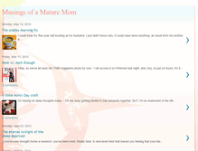 Tablet Screenshot of maturemom.blogspot.com