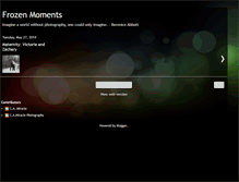 Tablet Screenshot of fr0zenm0ments.blogspot.com