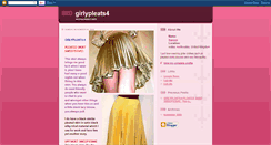 Desktop Screenshot of girlypleats.blogspot.com